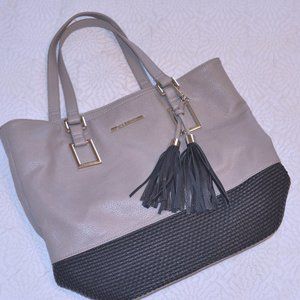 Steve Madden Gray and Black Large Shoulder Bag